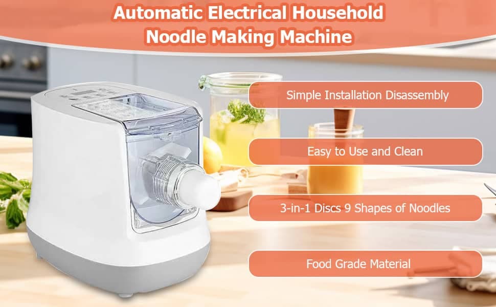 automatic electric pasta machine, home noodle maker