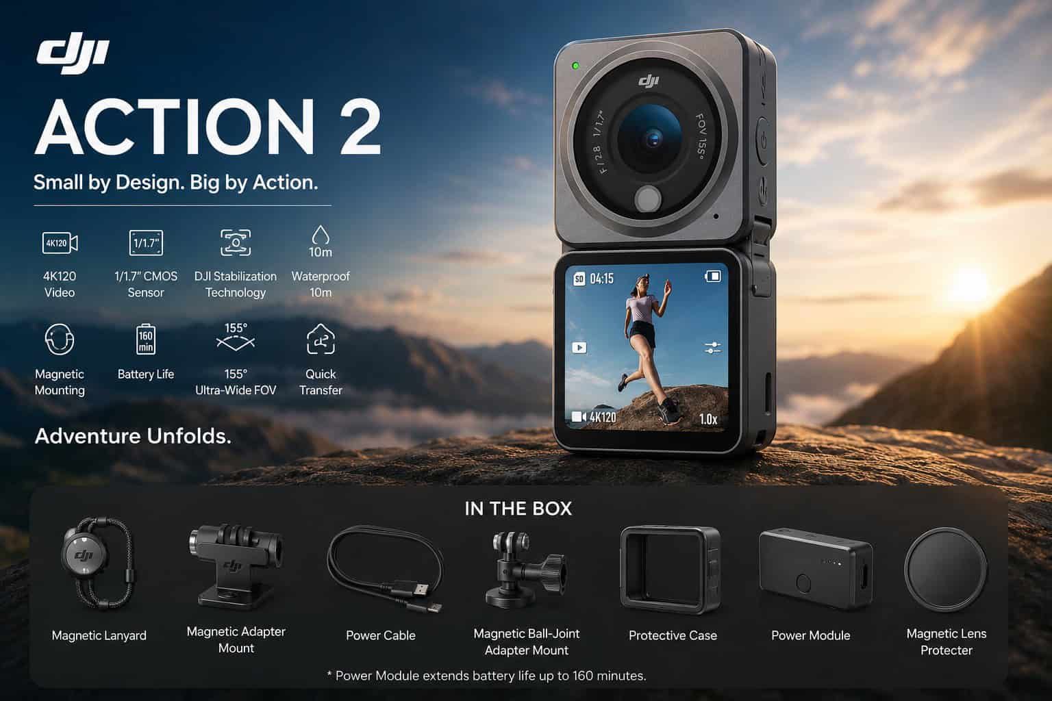 dji action 2 dual screen combo