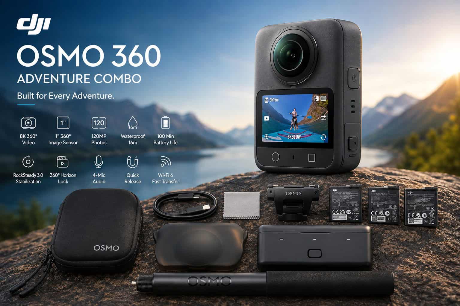 dji osmo 360 adventure combo