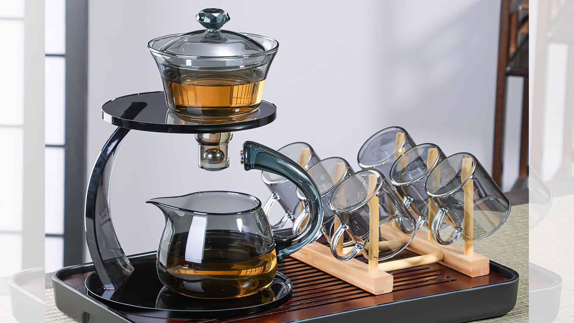 lazy kungfu drip teapot