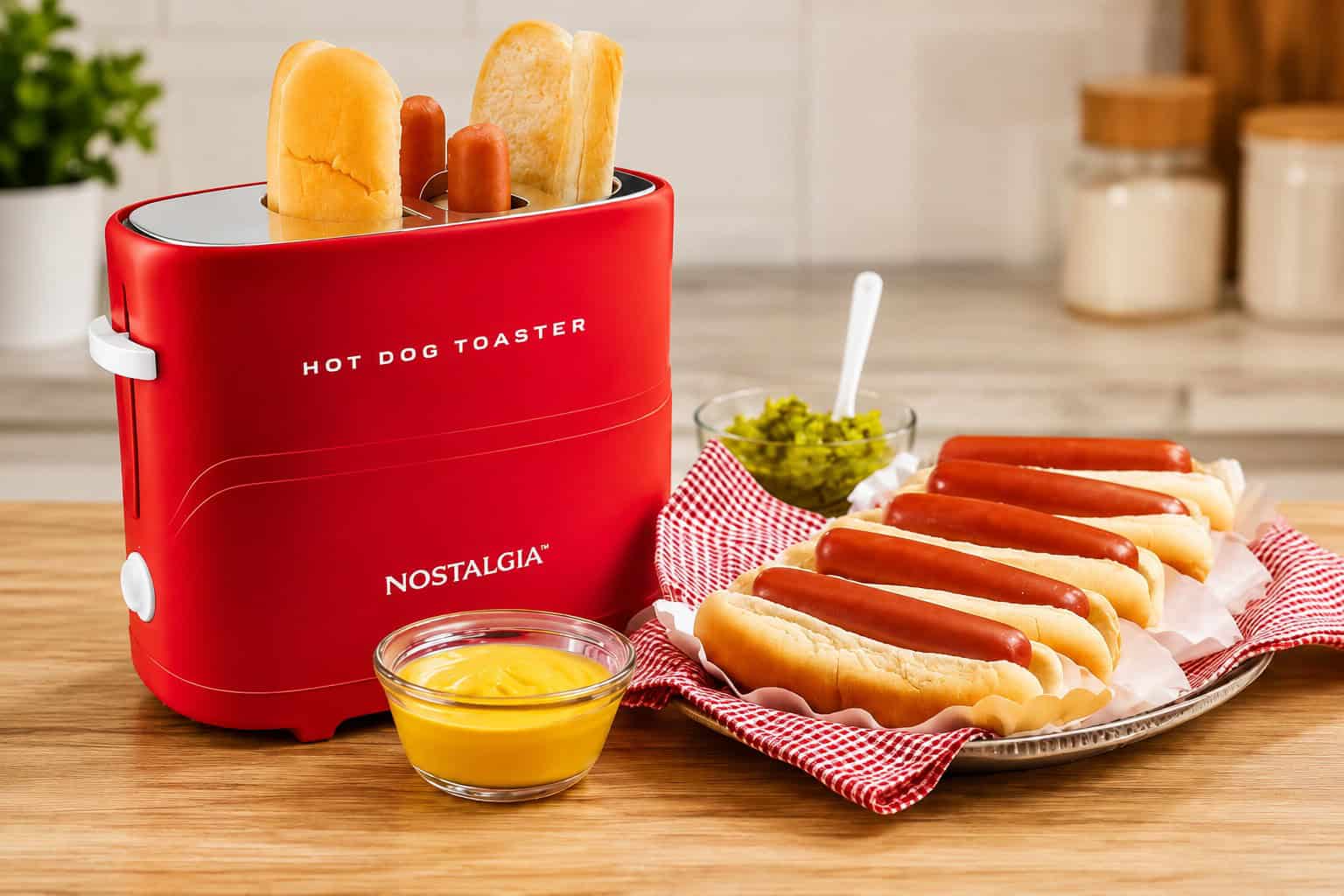 retro pop up hot dog toaster