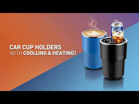 2 in 1 car cup holder with cooling and heating function