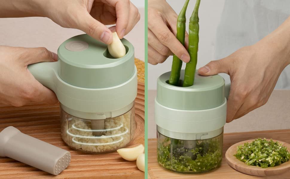 4 in 1 electric food chopper set