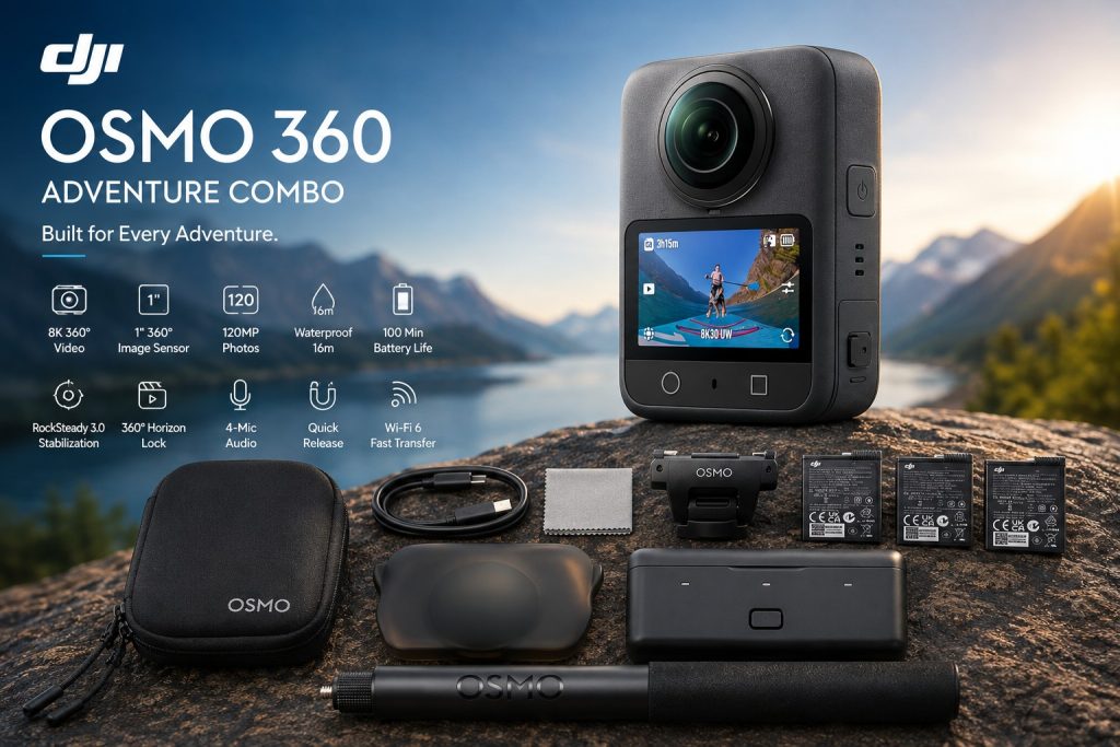 dji osmo 360 adventure combo