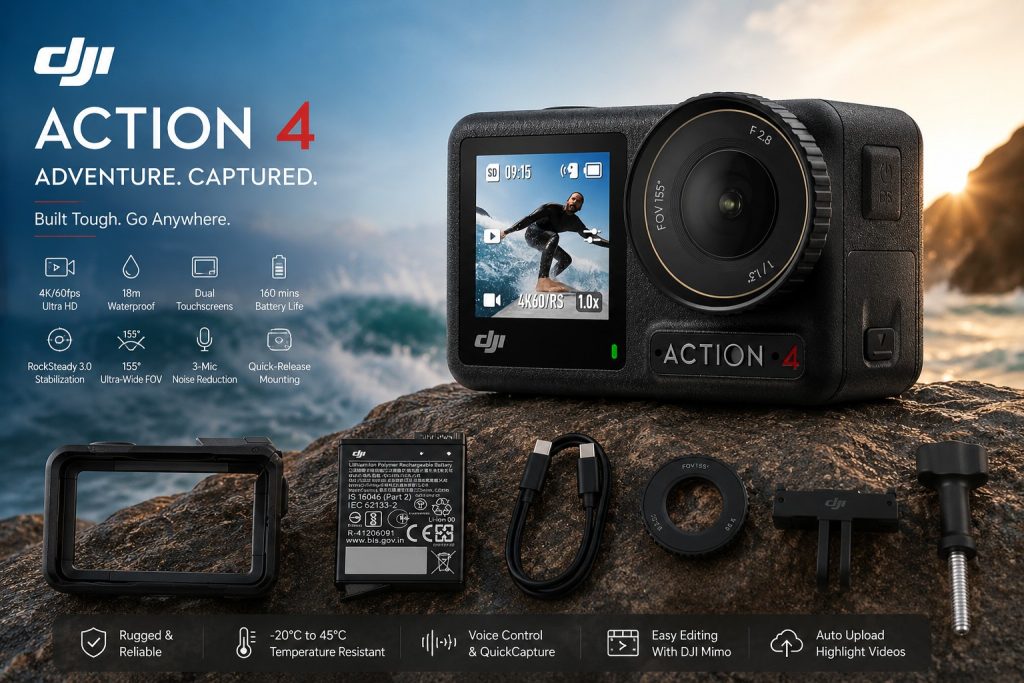 dji osmo action 4 essential combo