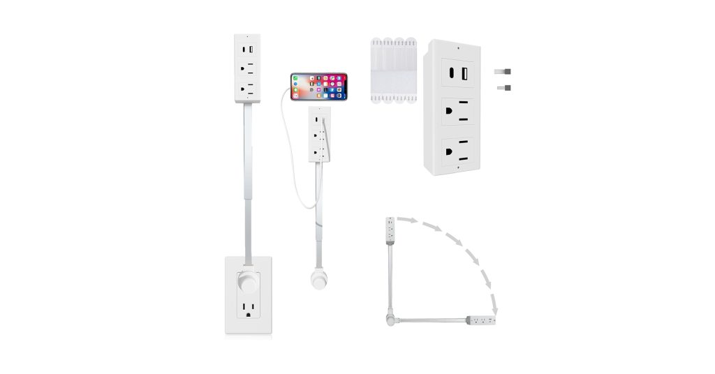 extendable rotating outlet