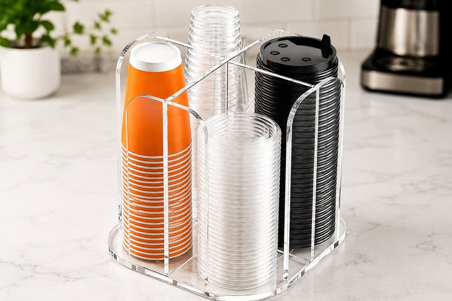 acrylic cup holder