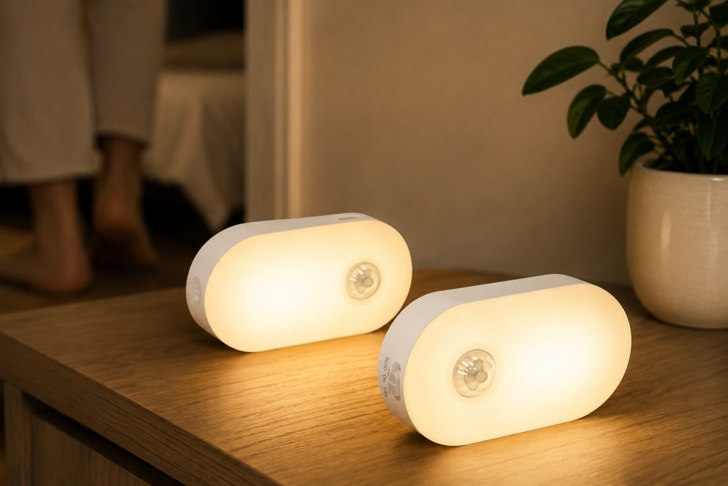 night light with sensor